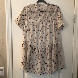 Mini floral dress